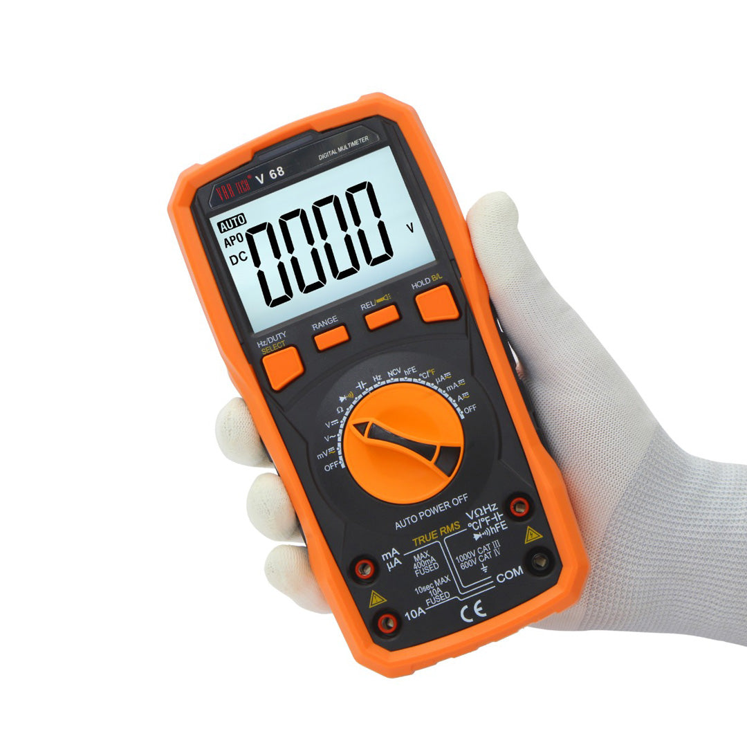 VAR TECH V68 True RMS 750VAC 1000VDC 10A AC/DC Digital Multimeter VAR TECH V68 True RMS 750VAC 1000VDC 10A AC/DC Digital Multimeter